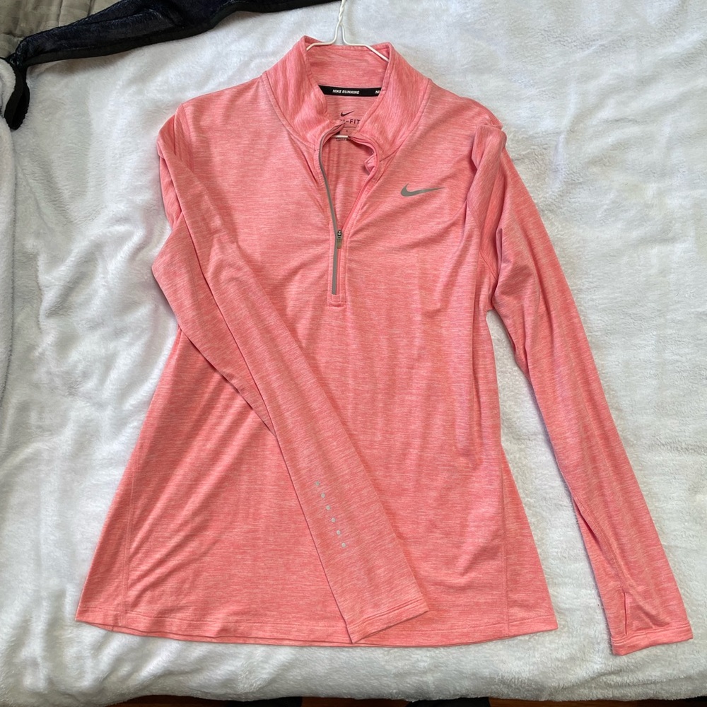 Large pink Nike Dri-fit running shirt